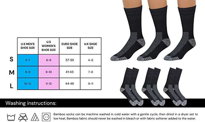 Pure Bamboo socks (3 paires) - Roy Entreprise bas de bambou 4 saisons