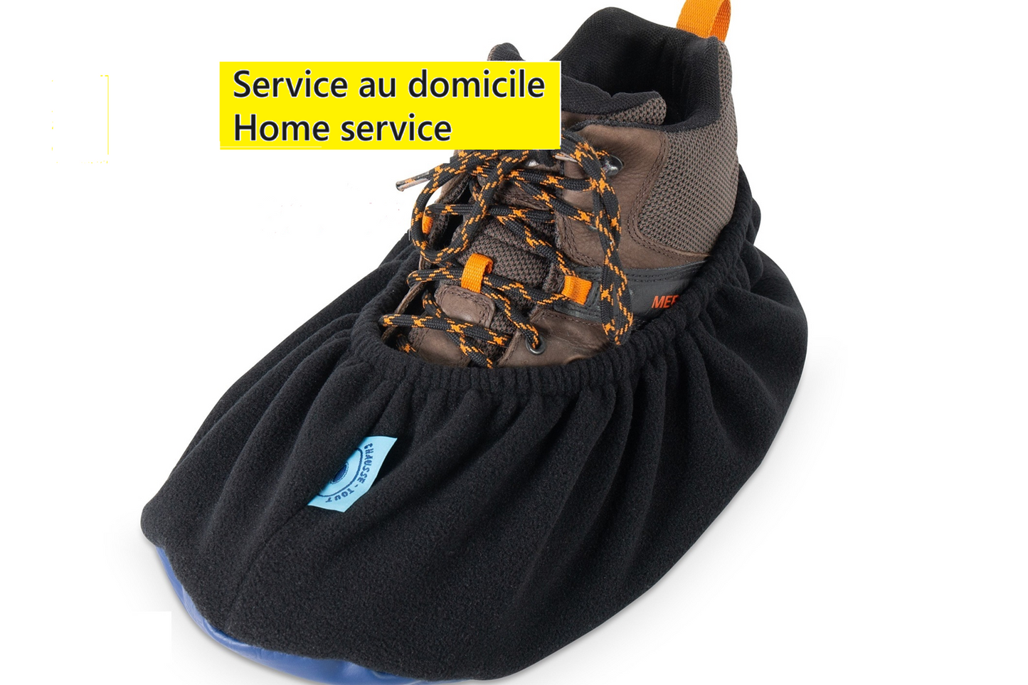 Buzzfoot de chausse-tout pour protection de plancher au domicile des clients