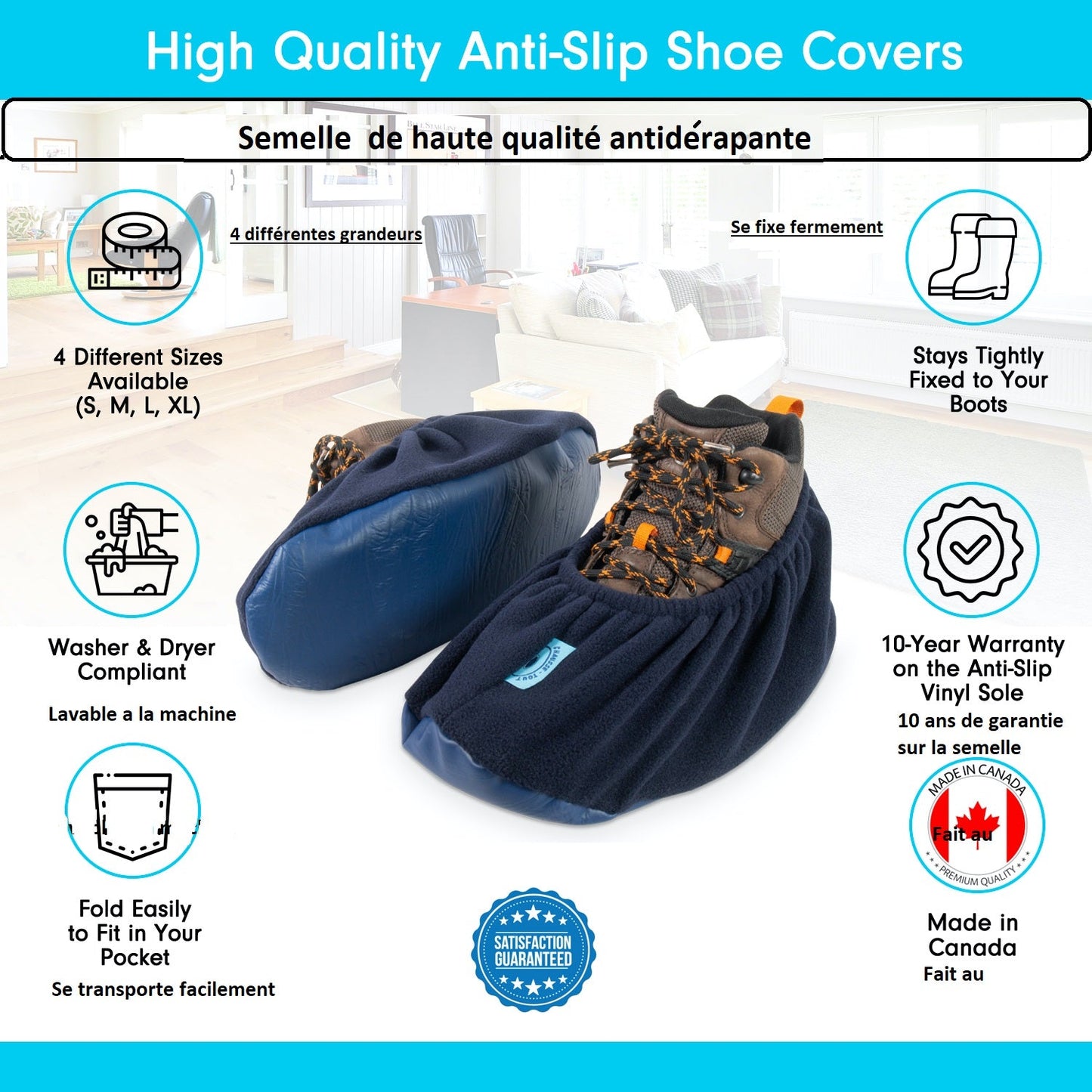 Couvre chaussure ou bottes service aux domiciles, série pro et Magikab - Roy Entreprise